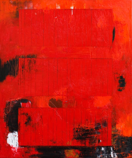 Les Rennes 7 (1), olieverf op doek, 120 x 100 cm, 2013