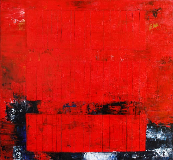 Les Rennes 7 (2), olieverf op doek, 120 x 150 cm, 2013