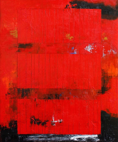 Les Rennes 7 (3), olieverf op doek, 120 x 100 cm, 2013